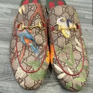 Gucci | Shoes | Gucci Bird And Butterfly Print Princeton  display picture 3